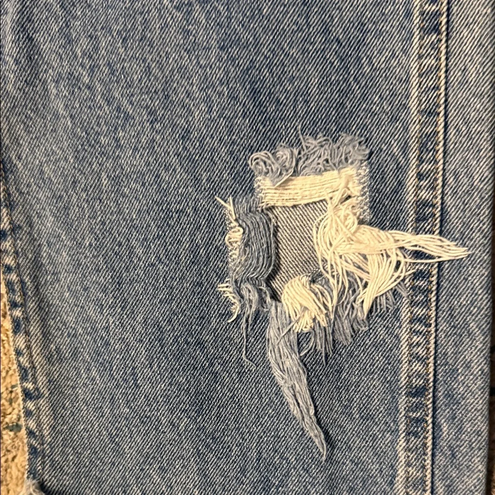 Wrangler Vintage Worn & Torn Men's Blue Straight Jeans 30x32